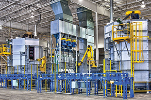 回轉(zhuǎn)式連續(xù)熱處理爐